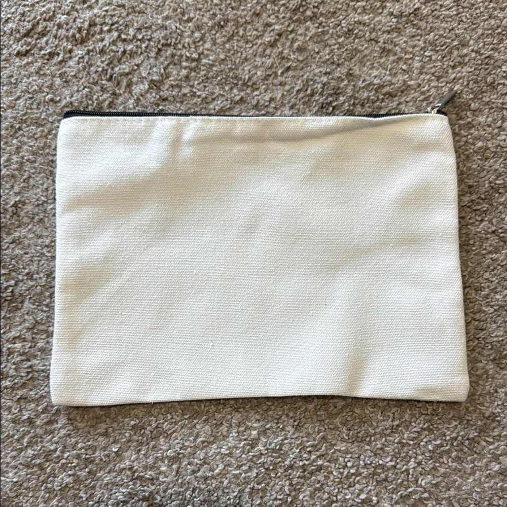 Floral Butterfly Canvas Pouch - Picture 2 of 5